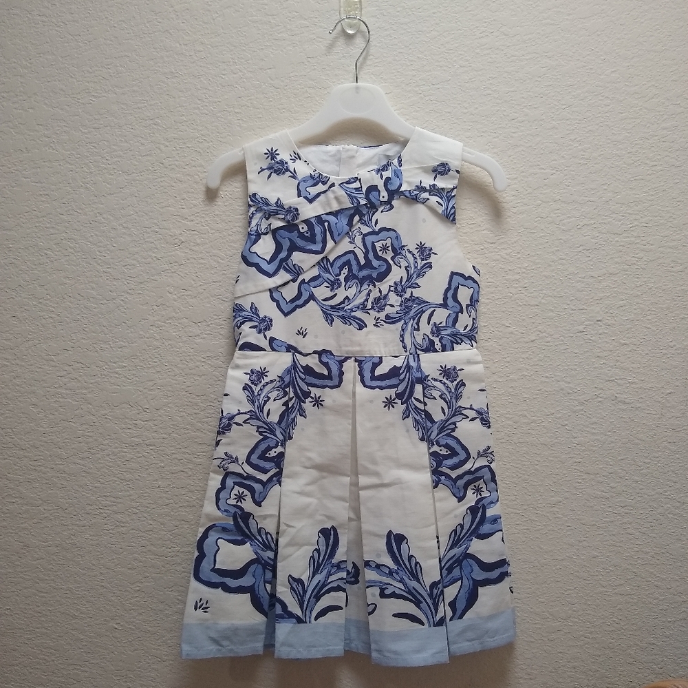 Reiss Emiline Tile Print Girls Dress 6-7 Years